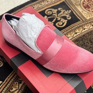 Amalfi Pink Velvet Men's Loafers